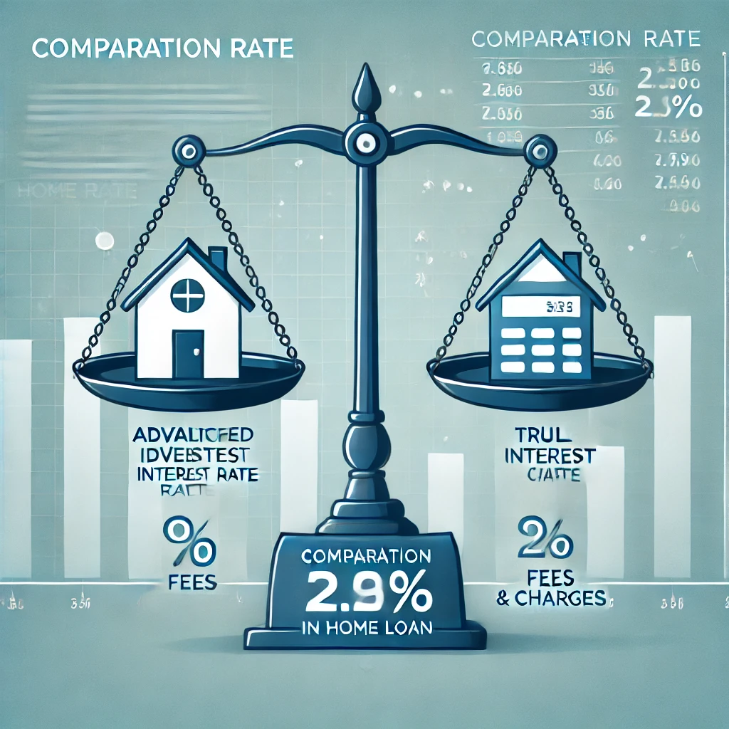 What is the comparison rate in a home loan